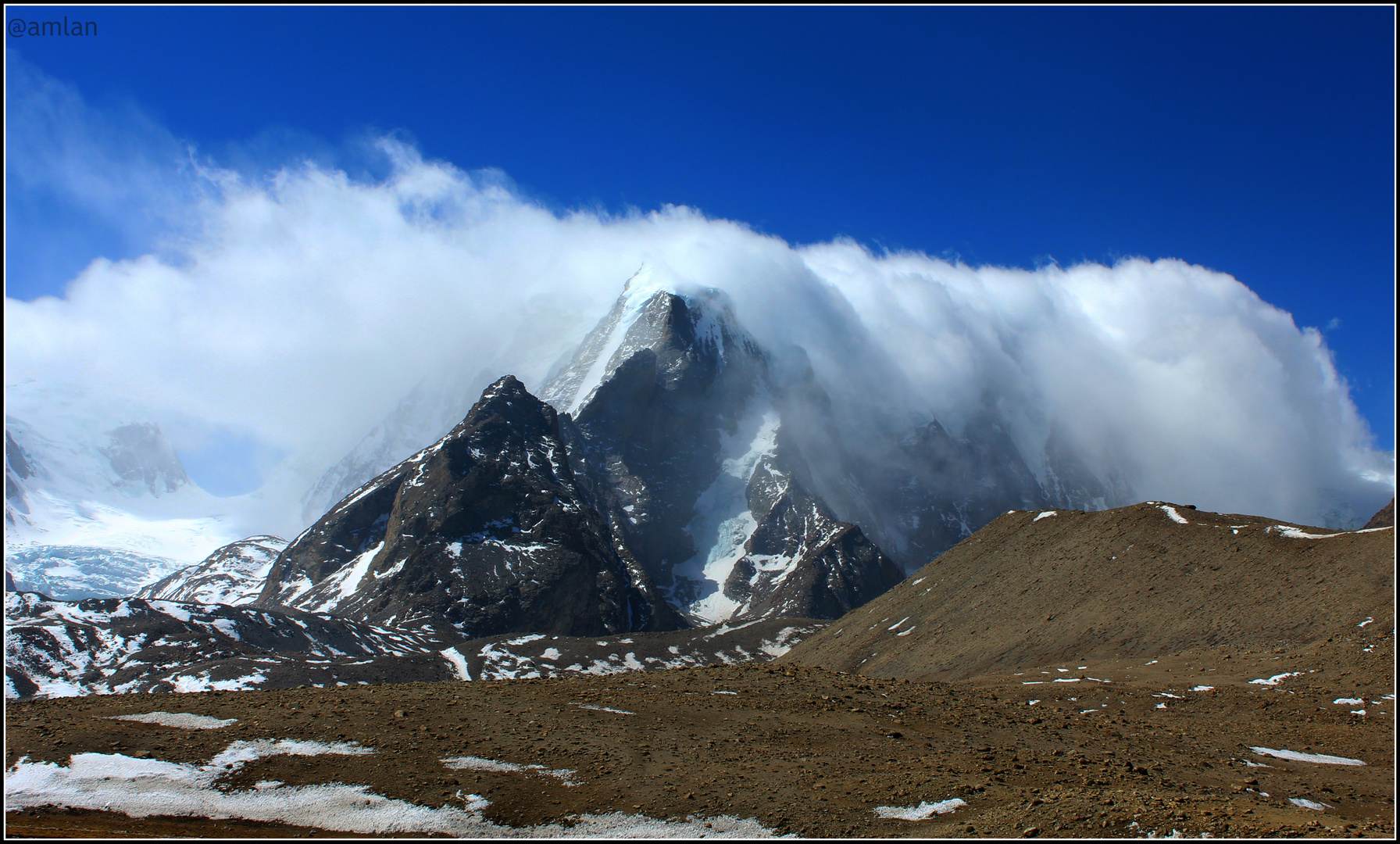 HIMALAYAS AT 18000 FEET