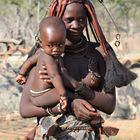 Himba-Frau mit Baby