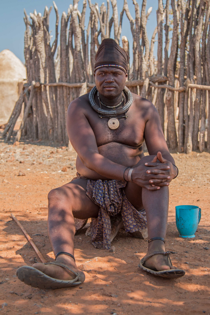 Himba-Häuptling