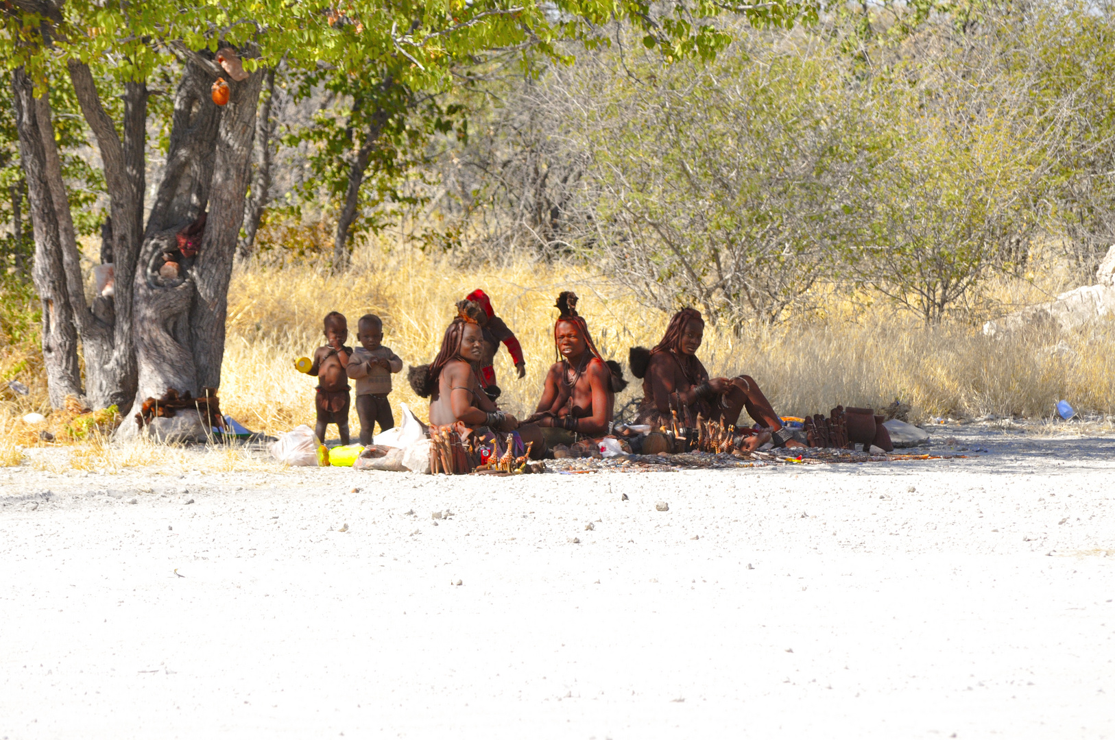 Himba mit Kindern