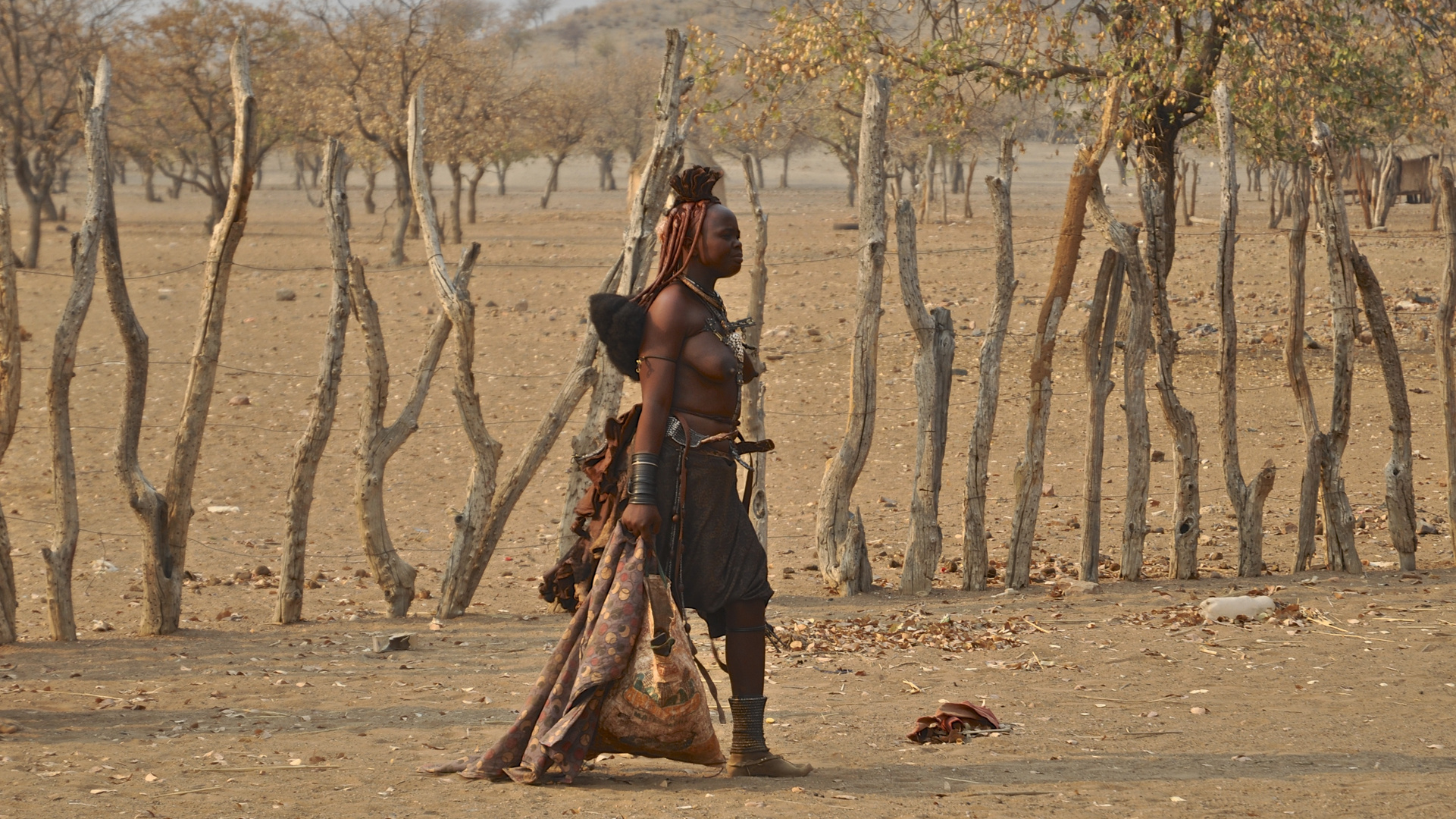 Himba Woman on the catwalk