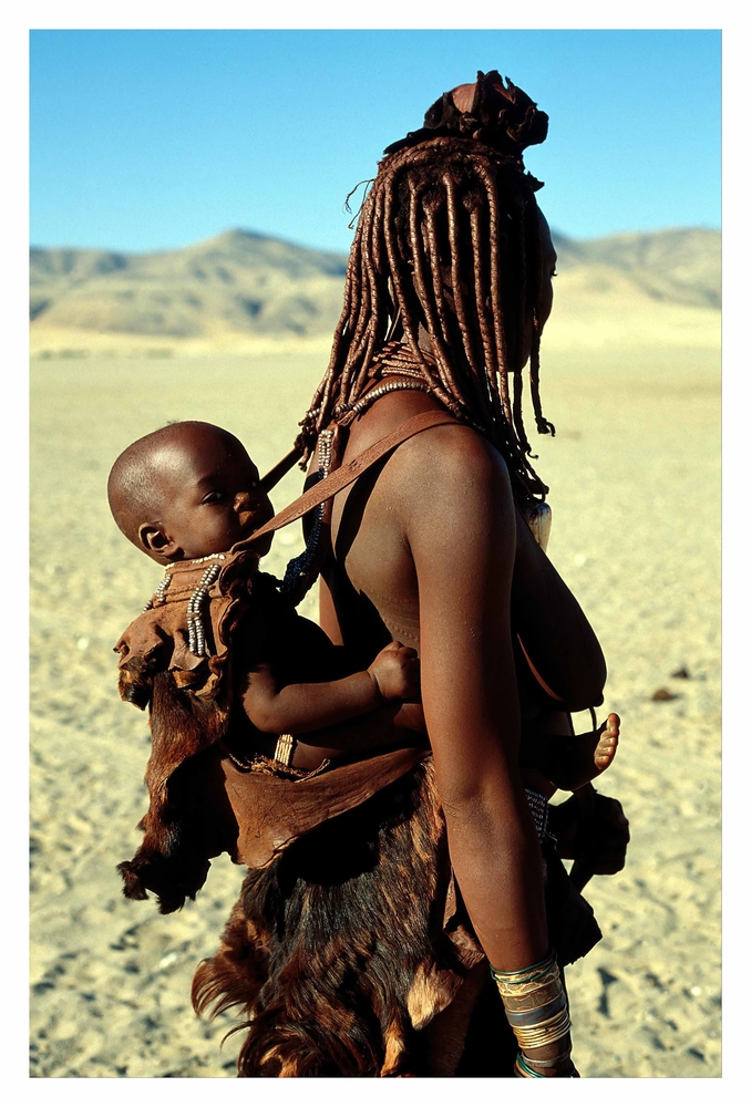 Himbafrau mit Kind