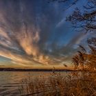 Himmel am Abend über Starnberg