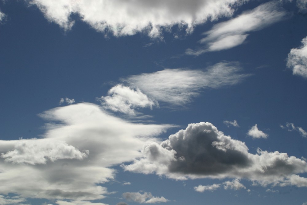 Himmel am einem Frühlingstag