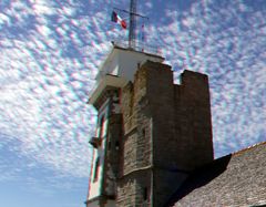 Himmel am Phare d’Eckmühl / Bretagne