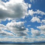 Himmel bayrisch weiß-blau