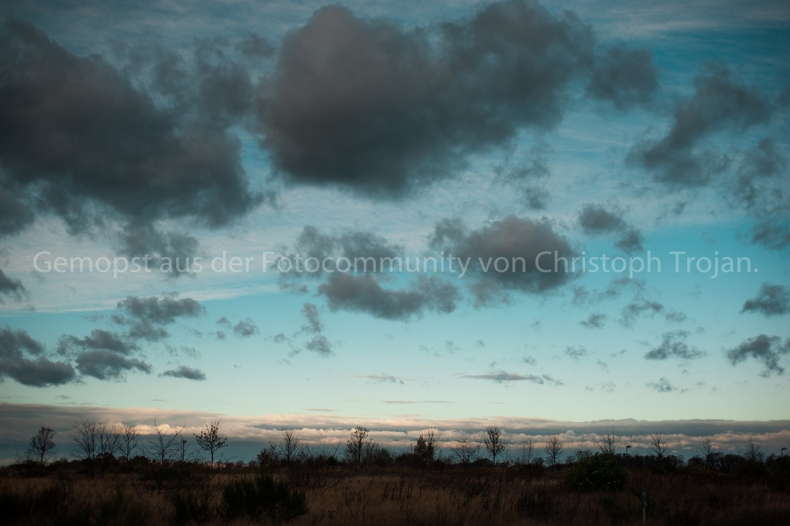 Himmel bei Königs Wusterhausen.