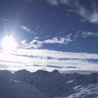 Himmel bei schönstem Wetter und Sonnenschein