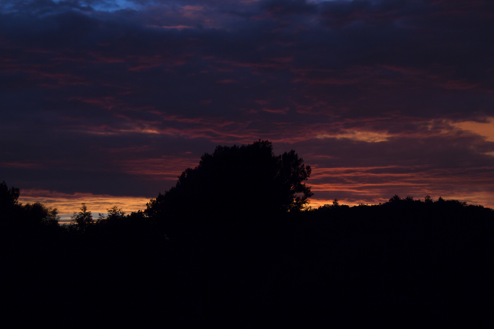 Himmel bei Sonnenuntergang