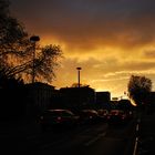 Himmel bei Sonnenuntergang in Heidelberg (Originalbild)