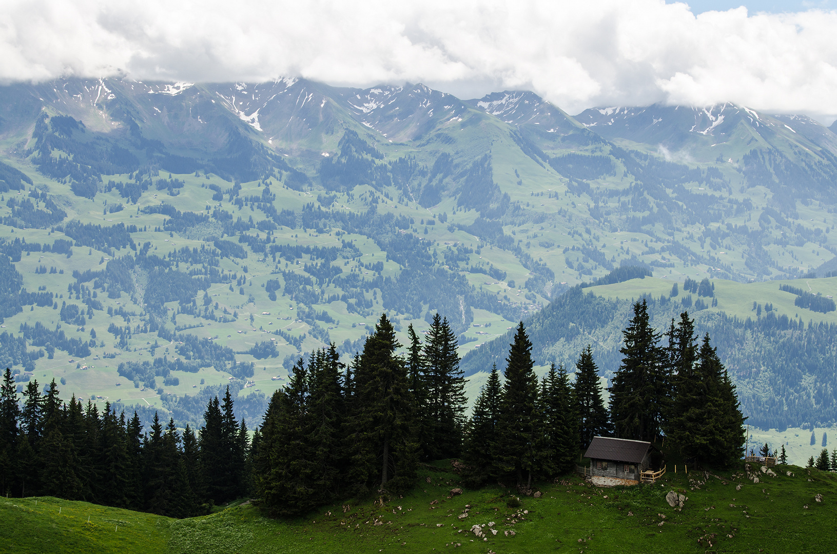 Himmel Berge Hütte