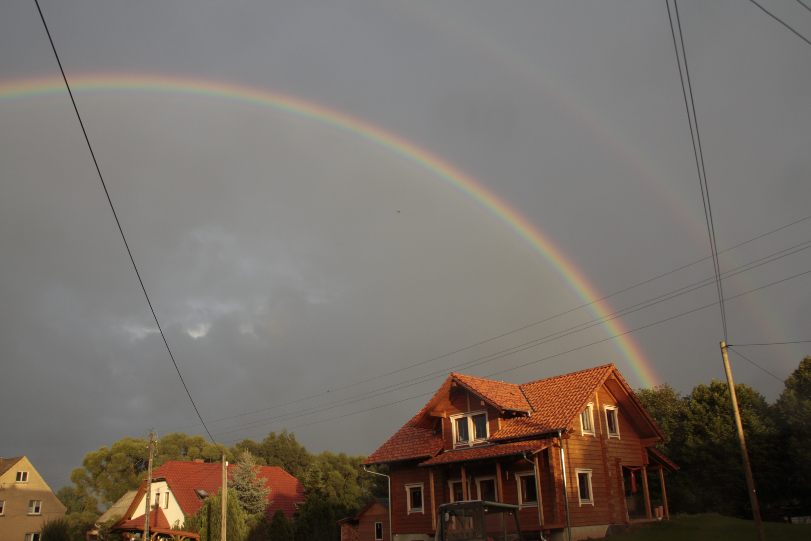 Himmel bunt bemahlt