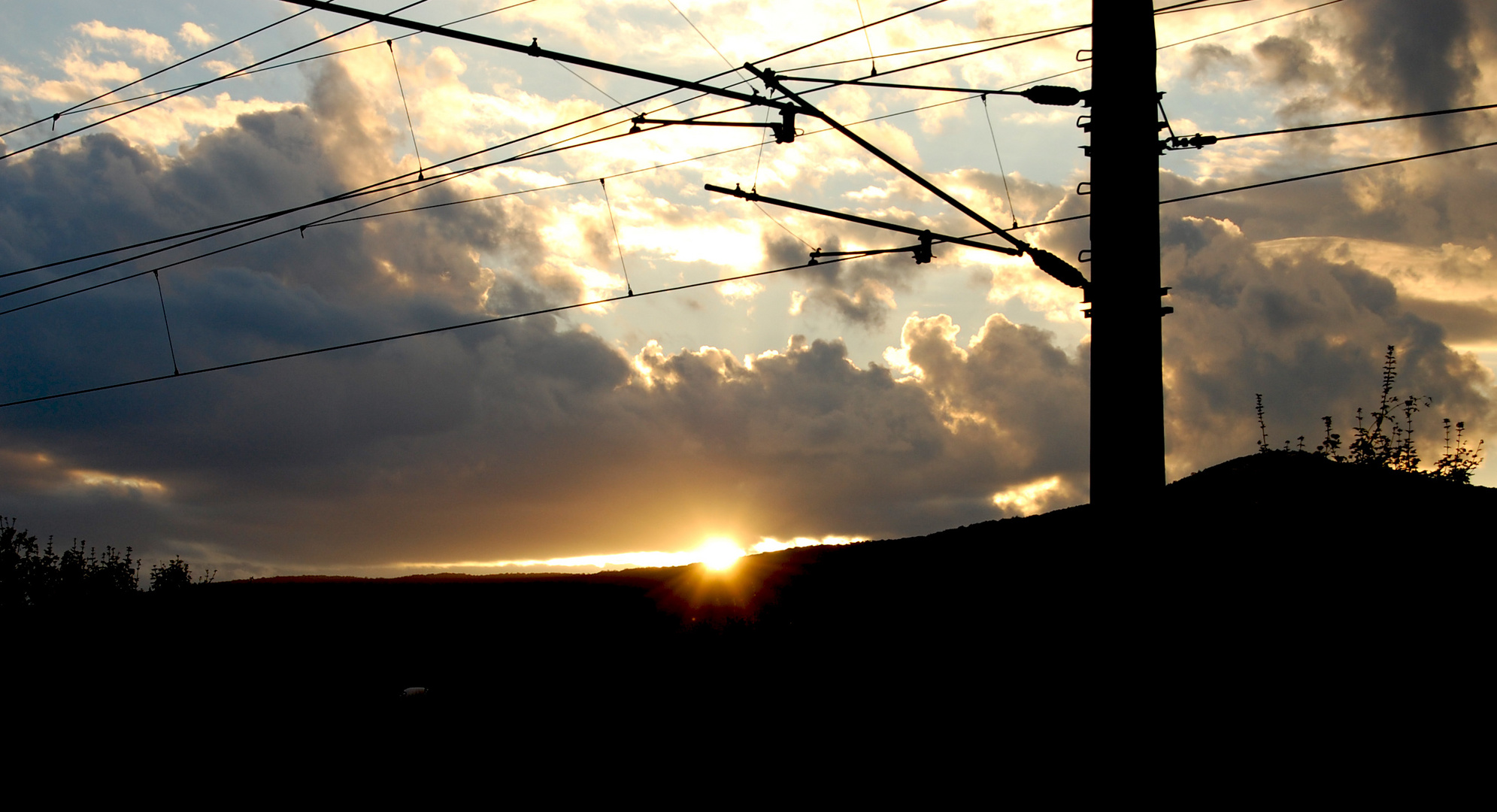 Himmel der dämmerung