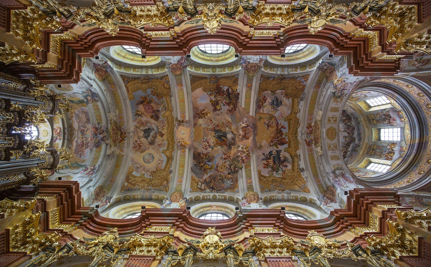 Himmel der Klosterkirche Stift Melk