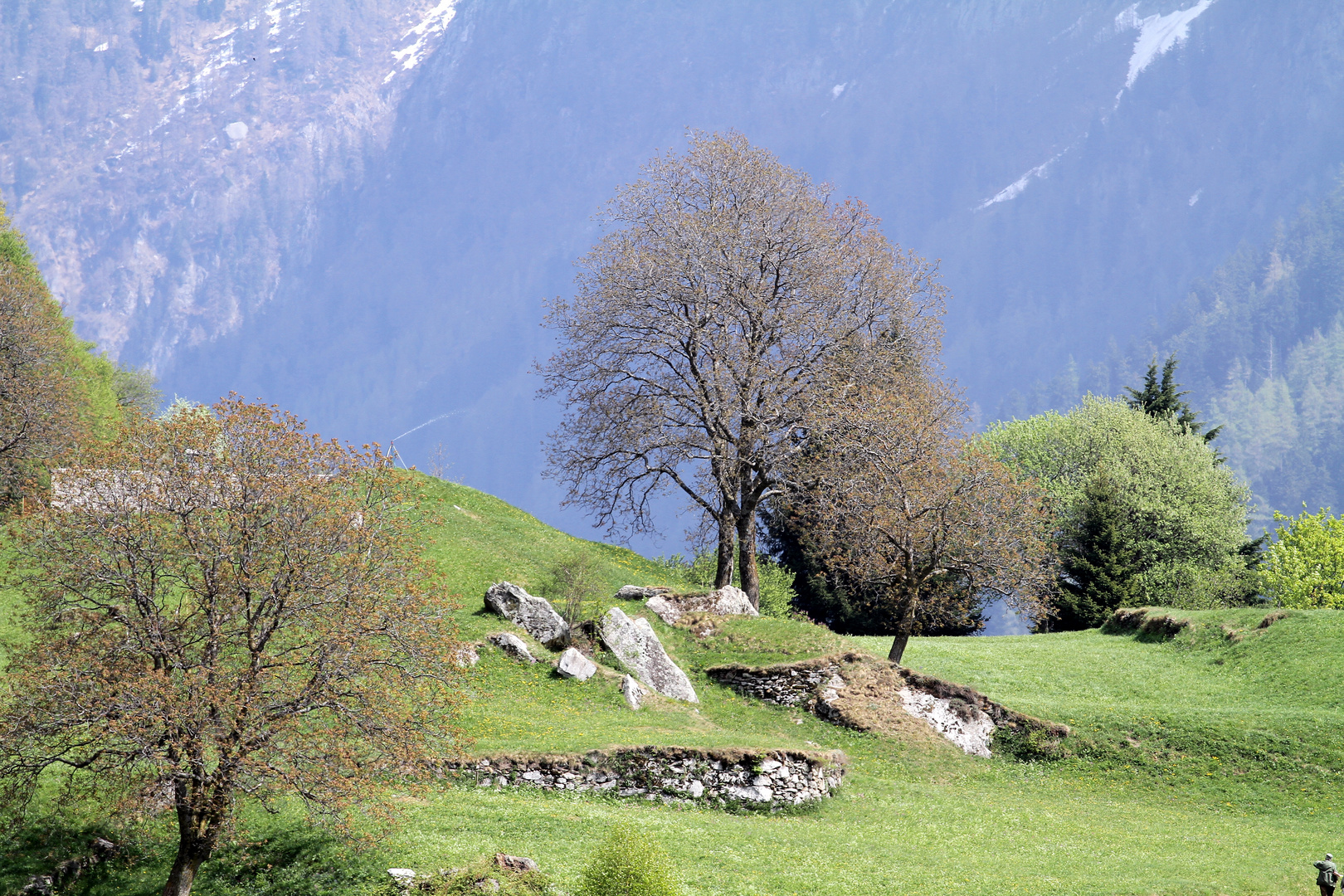 Himmel, die Berge