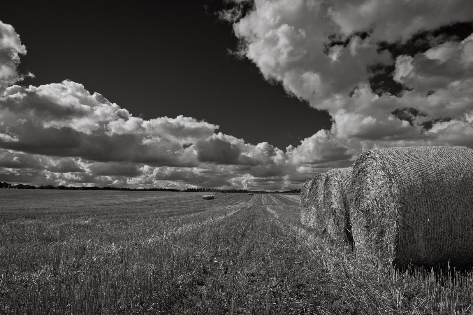 Himmel, Heu und Wolken