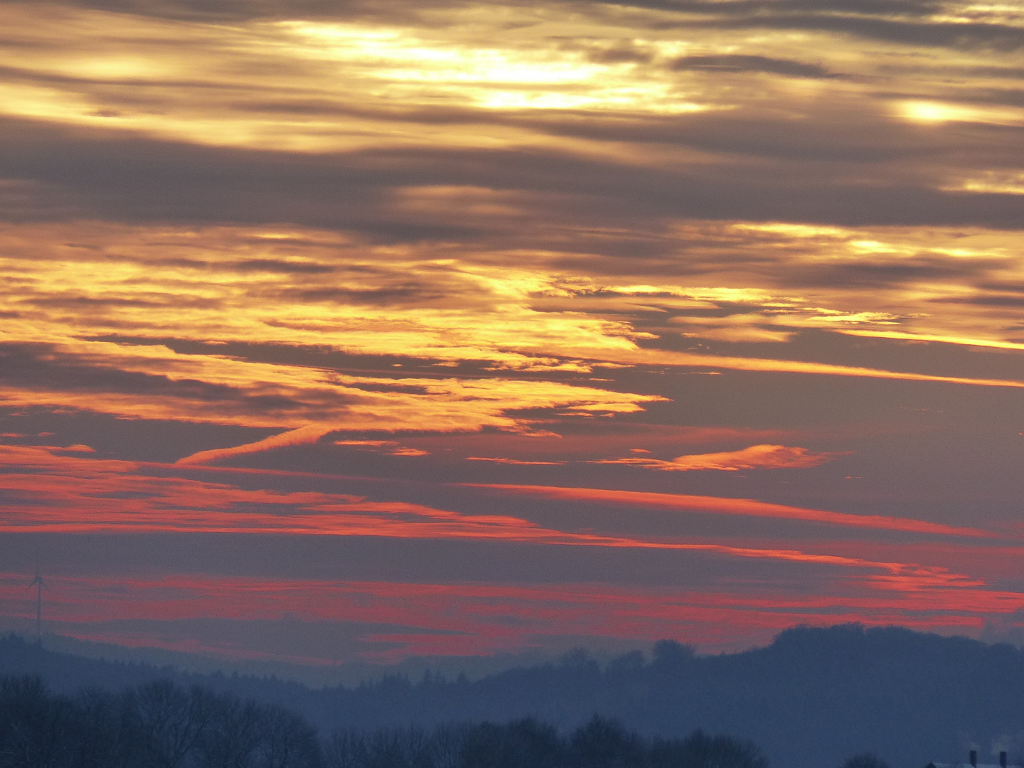 Himmel im Herbst