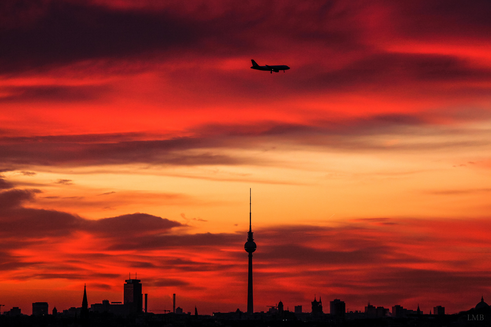 Himmel im Spätherbst