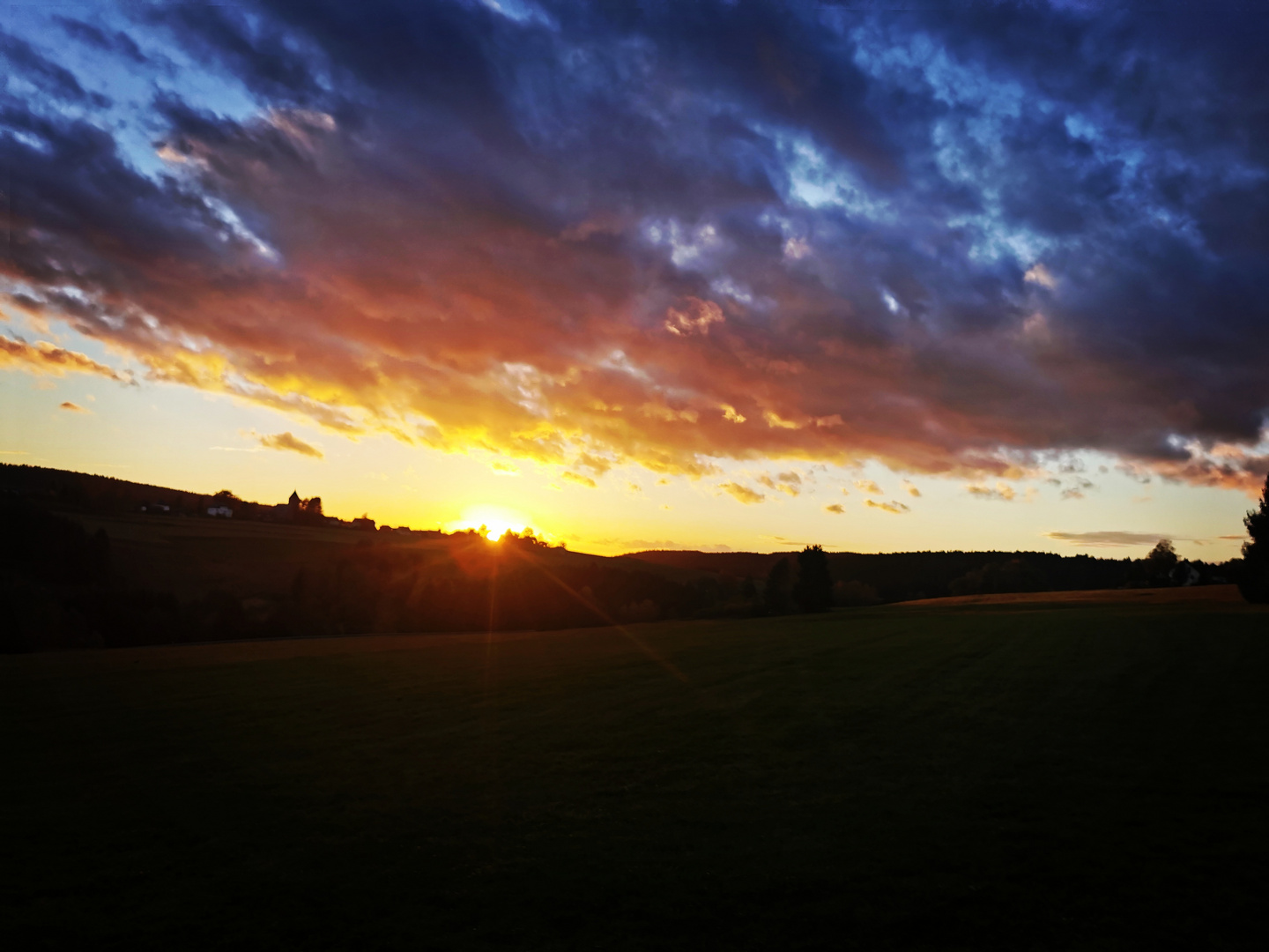 Himmel in Bischofsgrün 