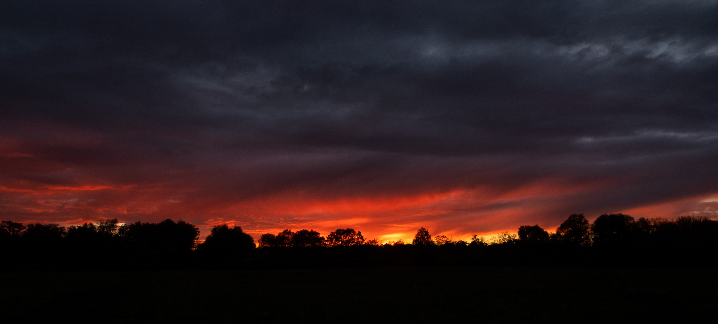 Himmel in Flammen