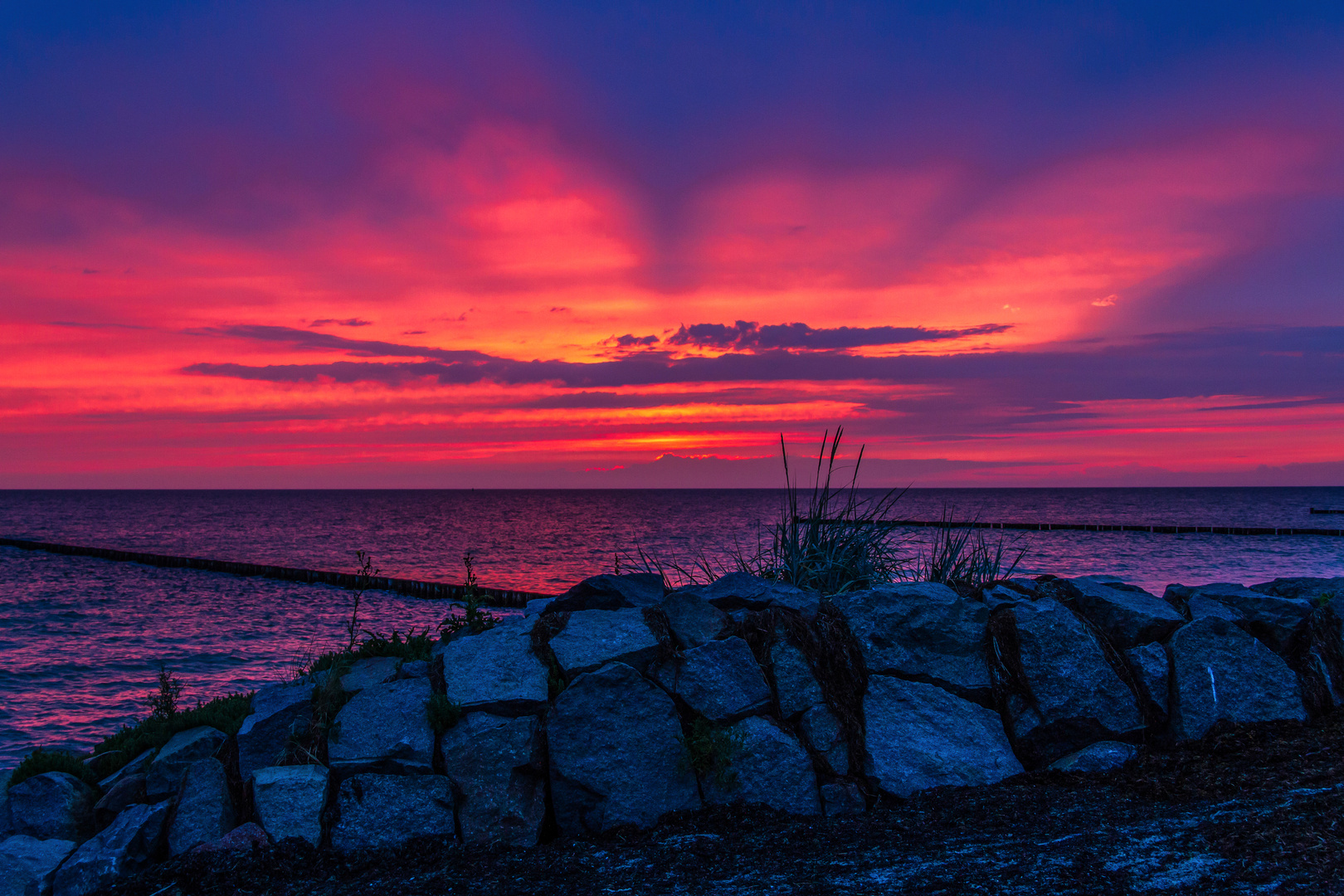 Himmel in Flammen