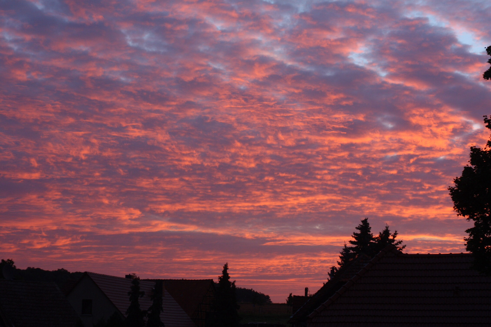 Himmel in flammen