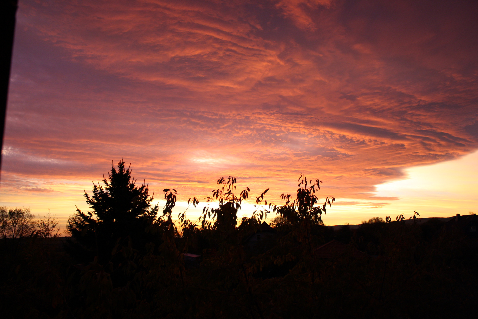 Himmel in Flammen