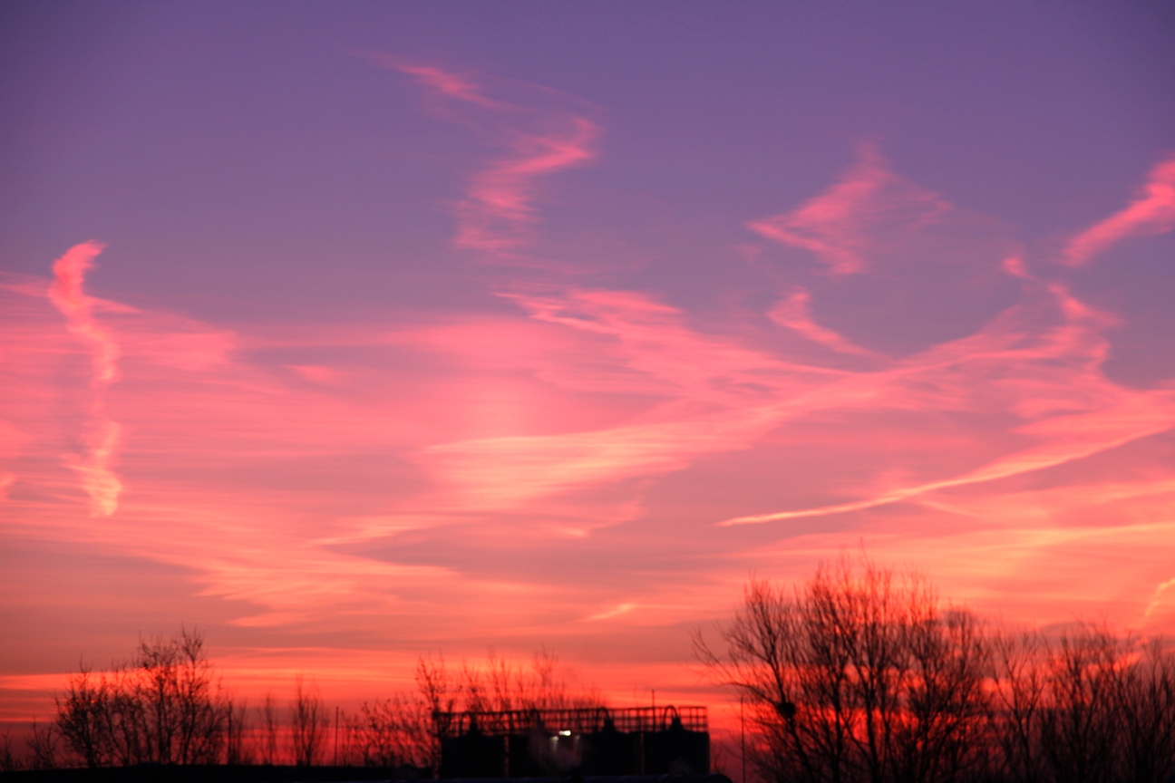 Himmel in Flammen