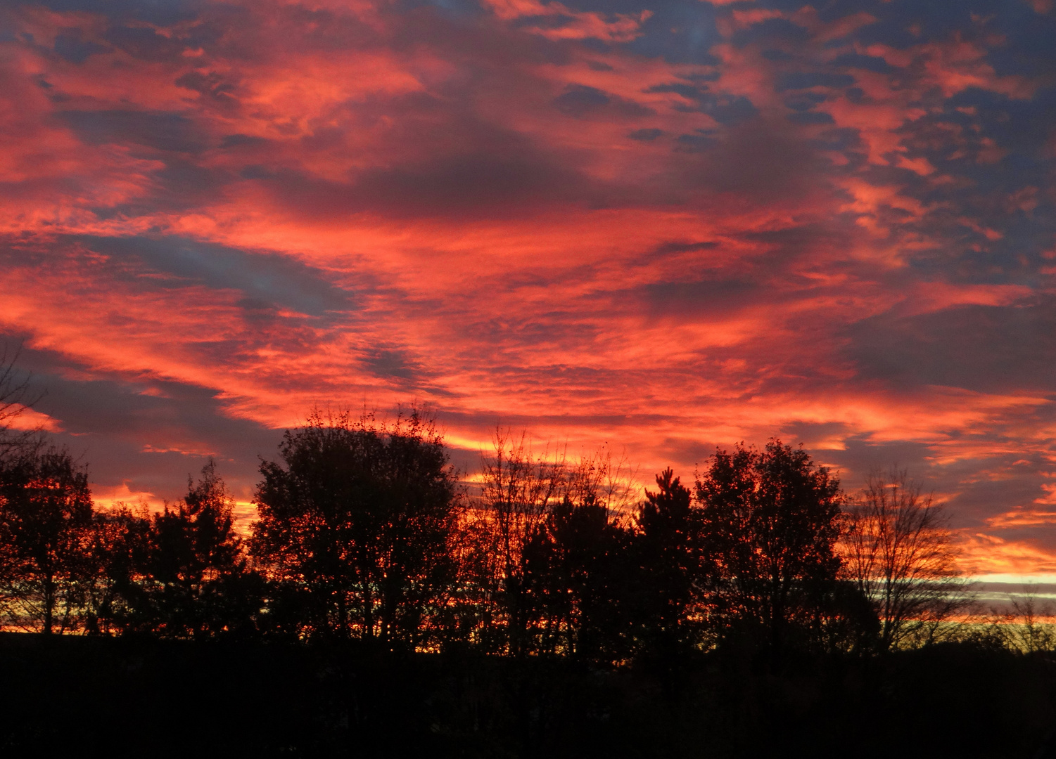 Himmel in Flammen