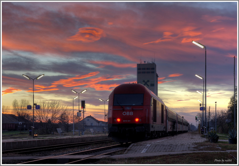 Himmel in Flammen