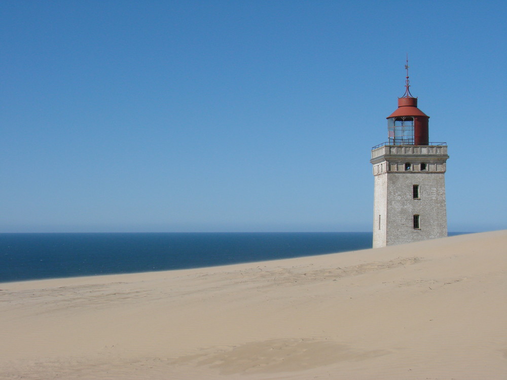 Himmel, Meer, Sand, Leuchtturm