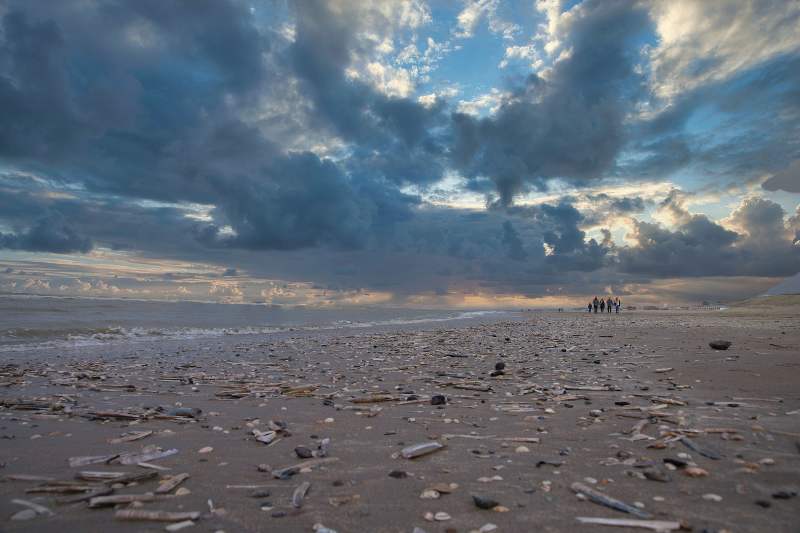 Himmel Meer und Strand