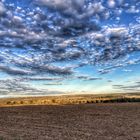 Himmel mit faszinierendem Wolkenspiel über Holzminden und dem Solling