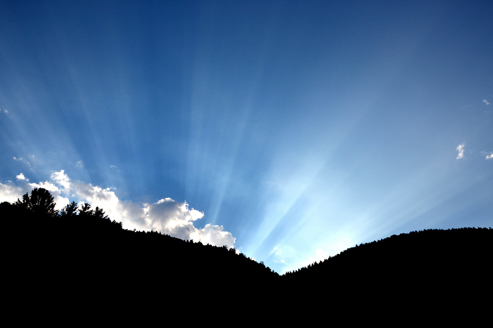 Himmel mit Gegenlicht