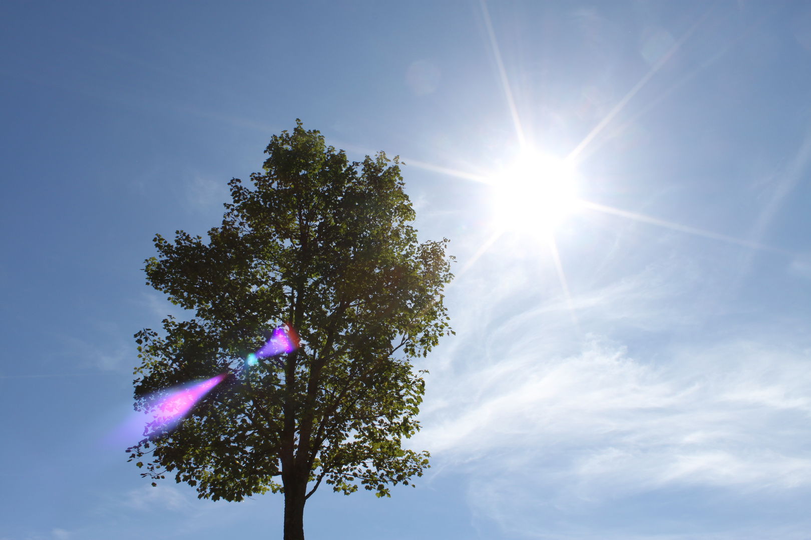 Himmel mit Sonne