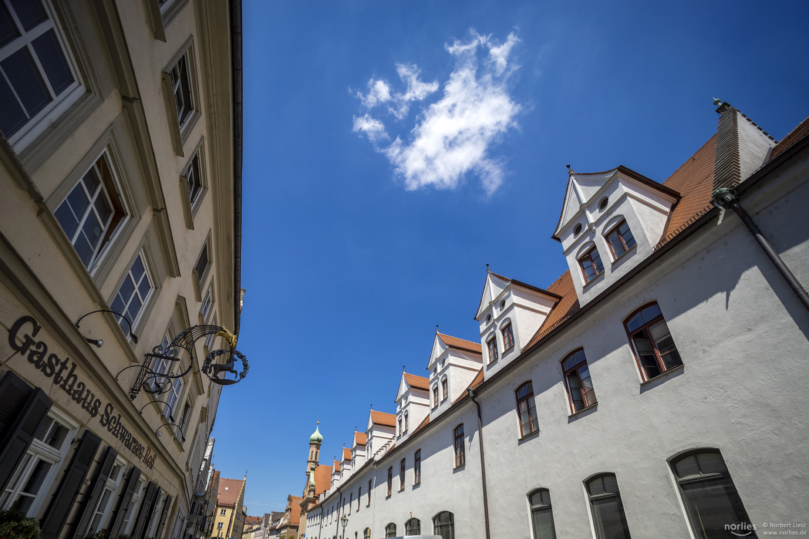 Himmel mit Wolke