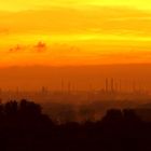 Himmel nach Unwetter - Der Abend über Leverkusen