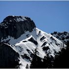 himmel, schnee und berge