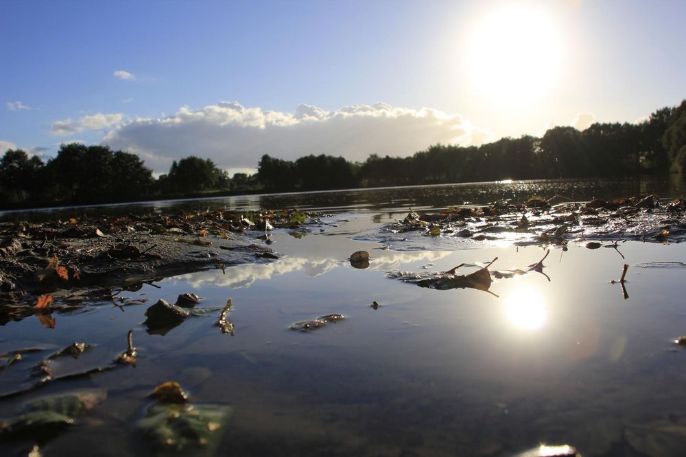 Himmel, Sonne, Wasser,Herbst