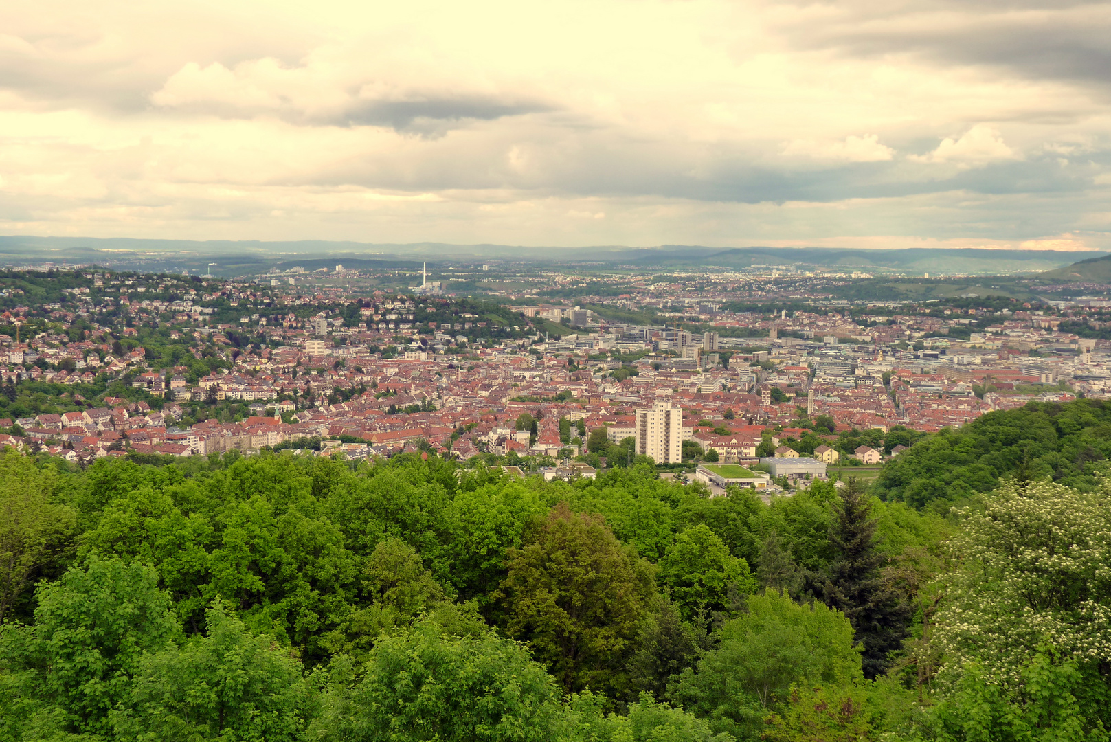 Himmel, Stadt, Bäume: Stuttgart