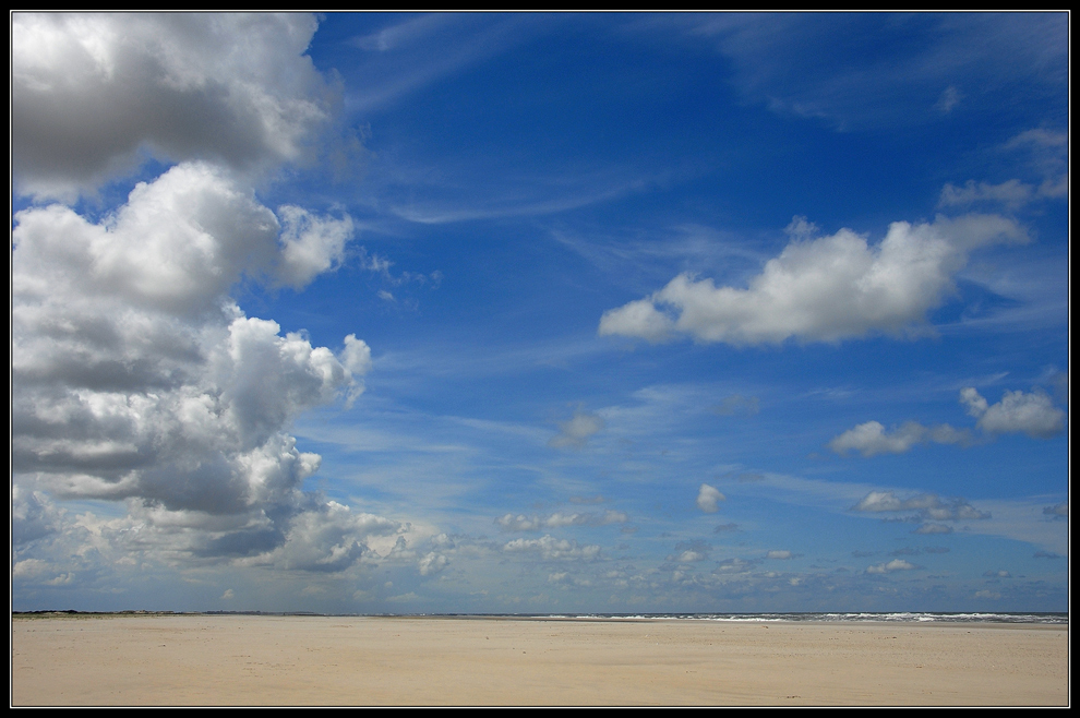 Himmel, Strand, Meer.