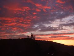 Himmel über Bad Arolsen zum Ende der MESZ am 26.10.2008 um 07:56h.