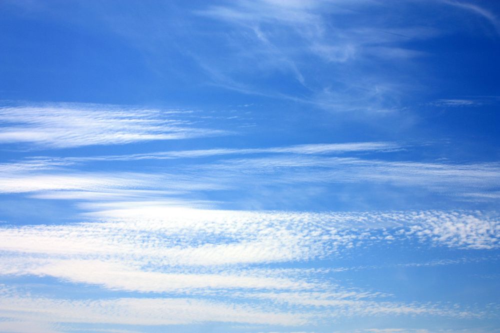 Himmel über Bergen in Norwegen