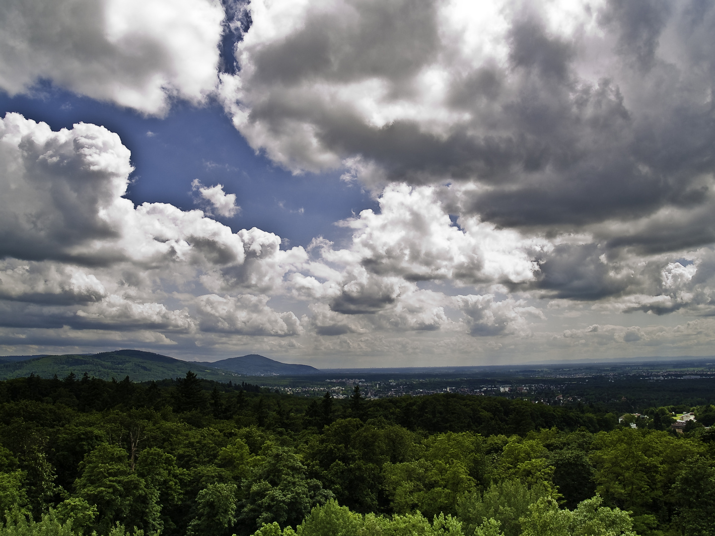 Himmel über Darmstadt