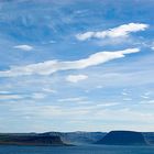 Himmel über dem Arnafjördur