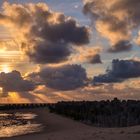 Himmel über dem Hörnumer Weststrand