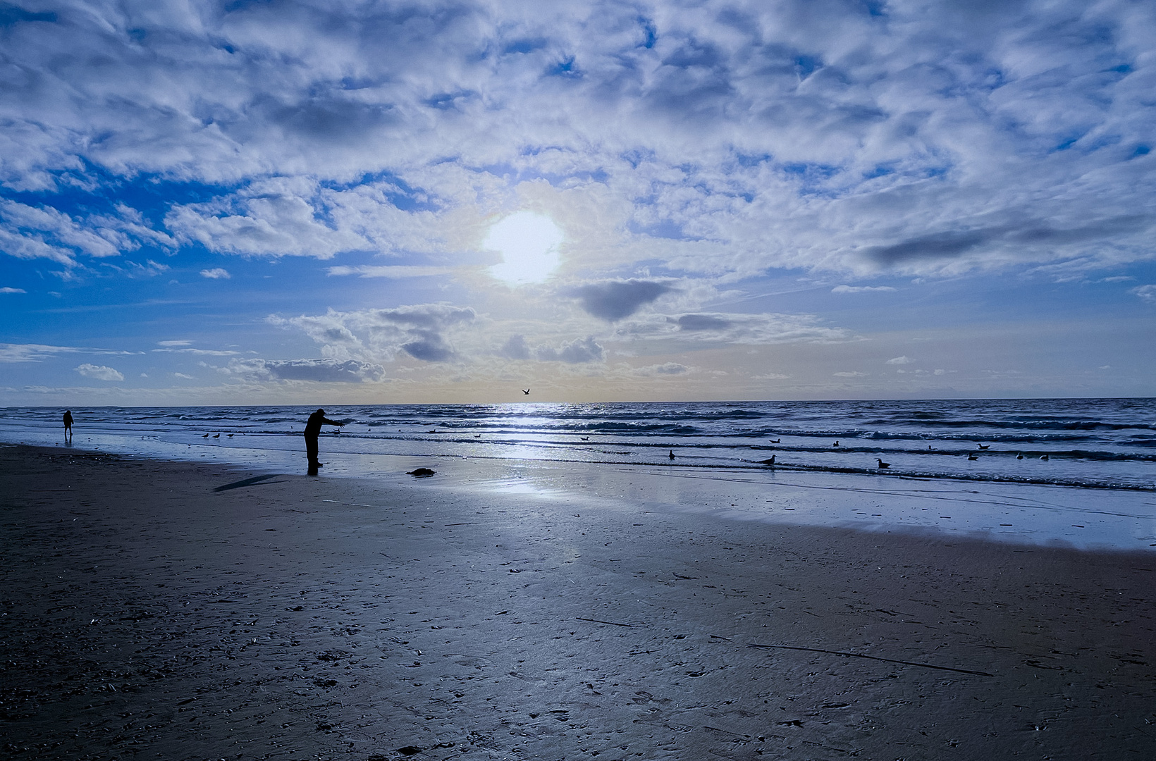 Himmel über dem Meer