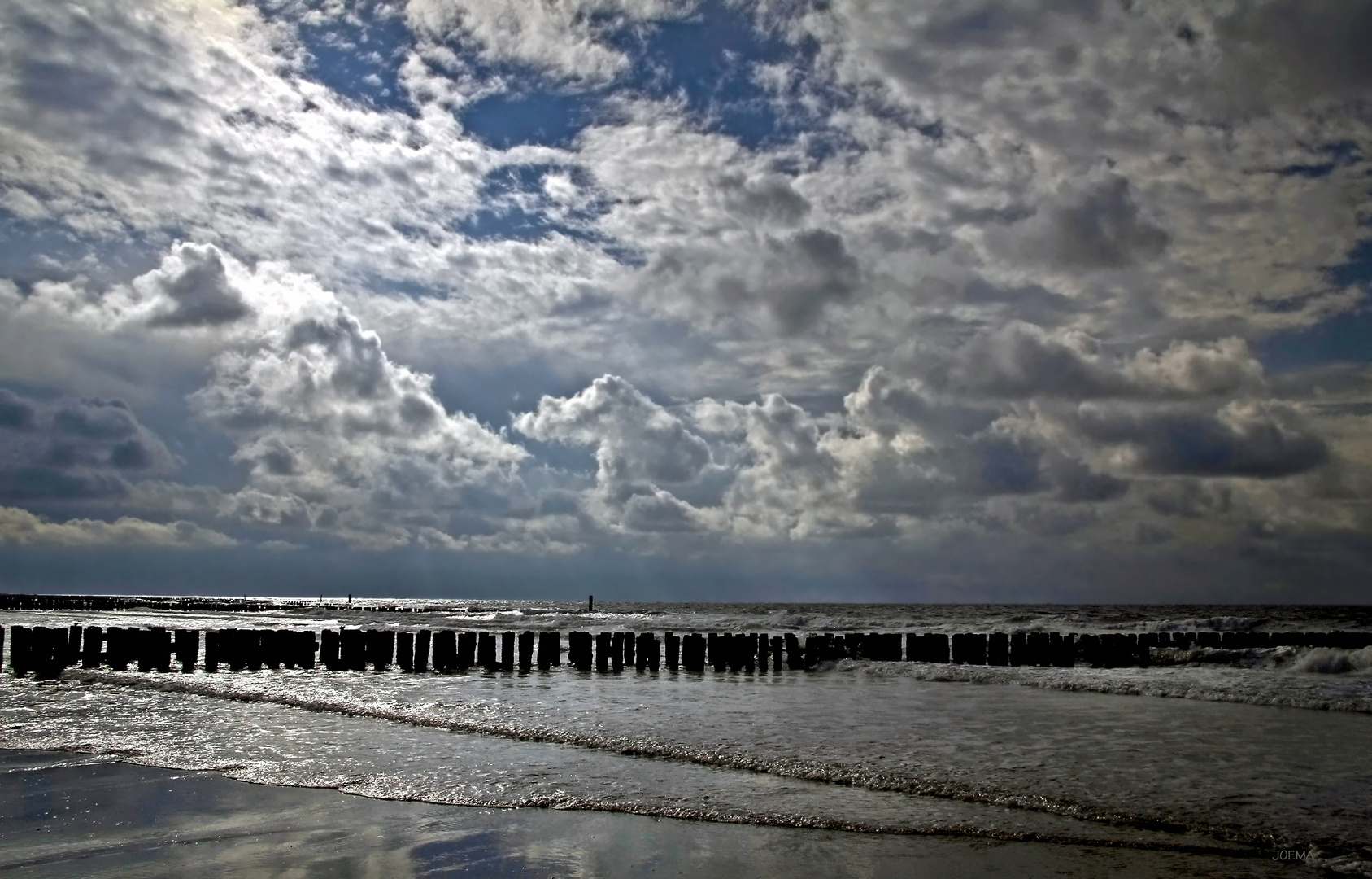 Himmel über dem Meer