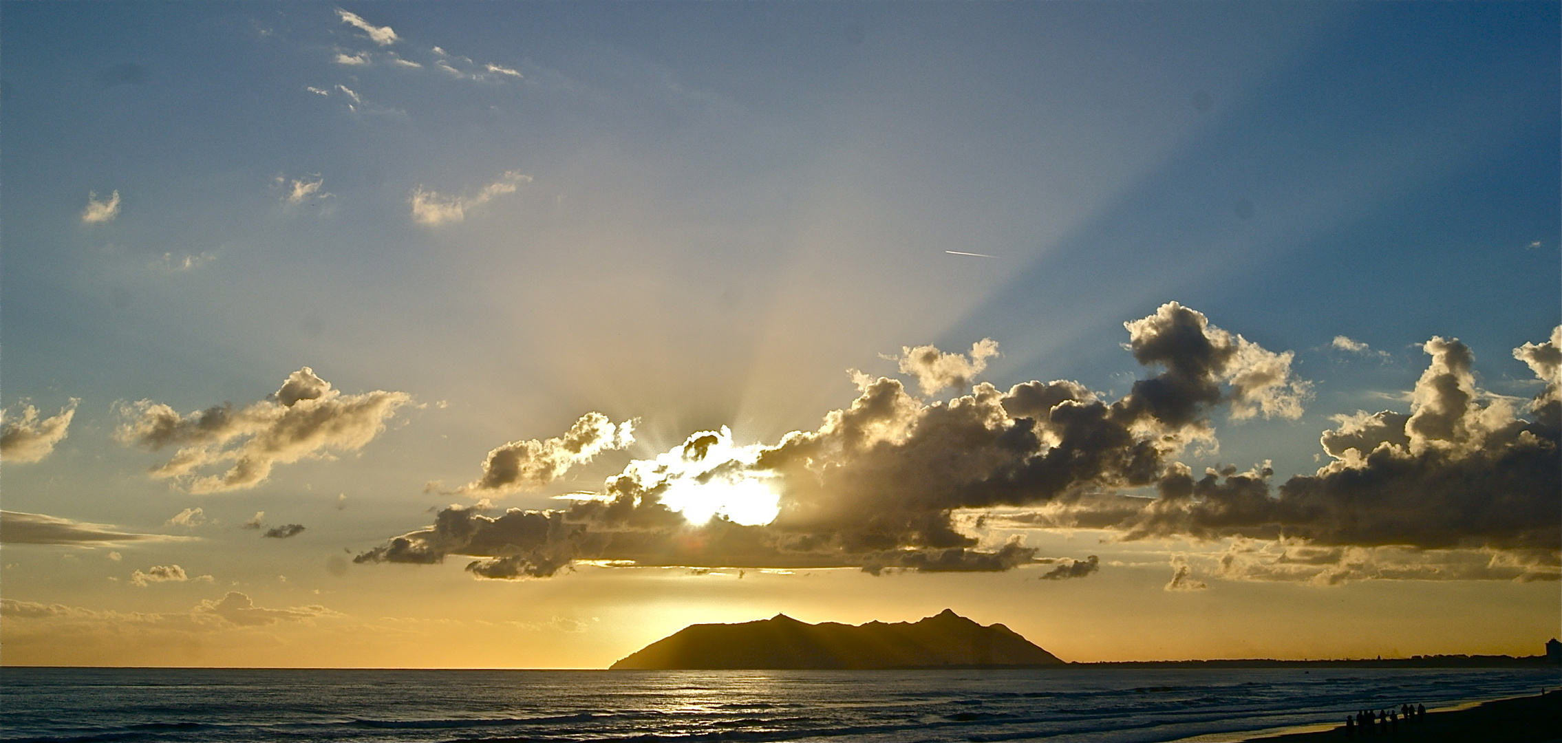 Himmel über dem Mittelmeer