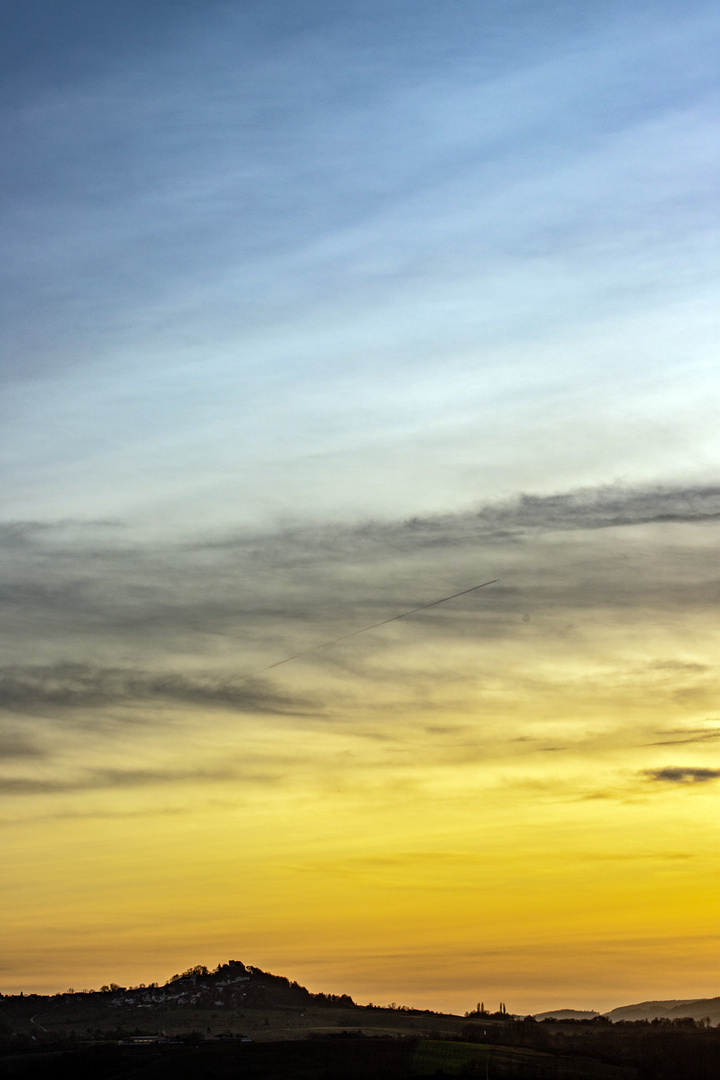 Himmel über dem Odenwald